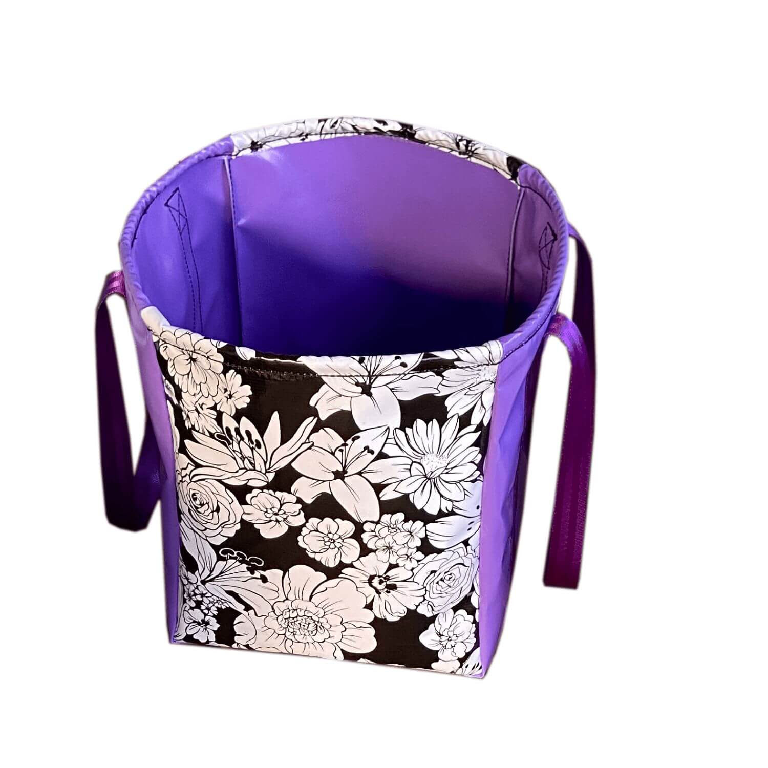 Patterned Small Shopping Tote Bag - Image 2