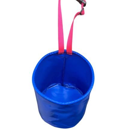 "Dust & Iron car trash bin for family road trips and daily driving"