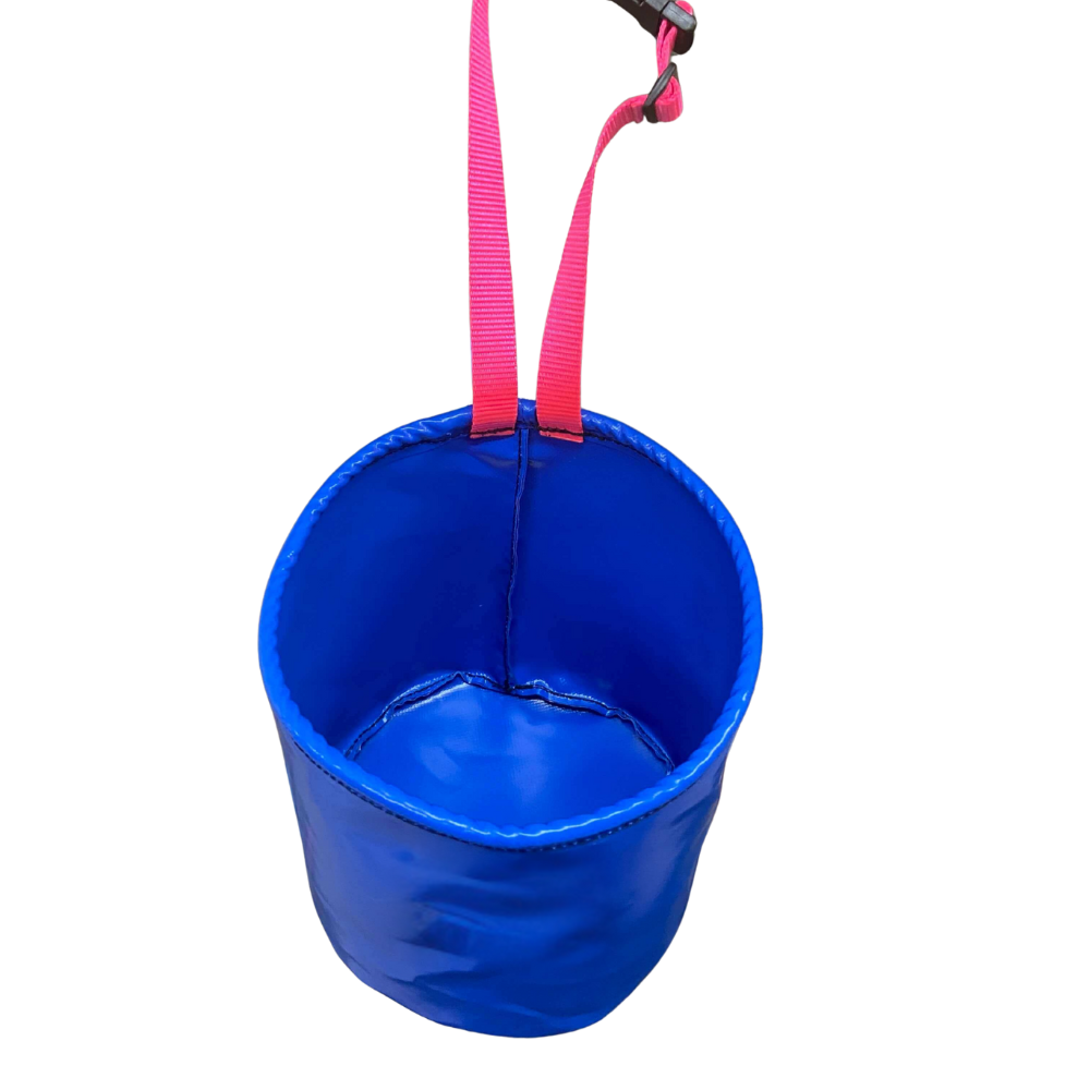 "Dust & Iron car trash bin for family road trips and daily driving"