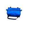 Practical Dust & Iron camping toiletry bag – water-resistant PVC design with reinforced handles, perfect for caravans and camping trips. Sitting on a pathway of rocks