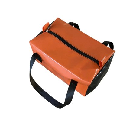 Dust & Iron camping toiletry bag made from PVC with sturdy zipper and handles – rugged storage for toiletries on camping trips.