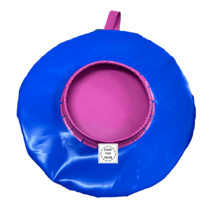 Dust & Iron heavy-duty PVC bag designed for storing and carrying electric leads, cords, and extension cables – reinforced handles for durability.