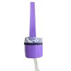 Purple Oilcloth Hanging Toilet Paper Holder