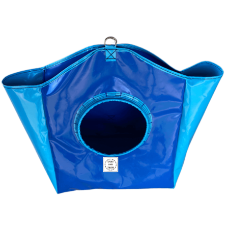 “Horse Feeder Bag – durable slow-feed hay bag for horses with adjustable straps”