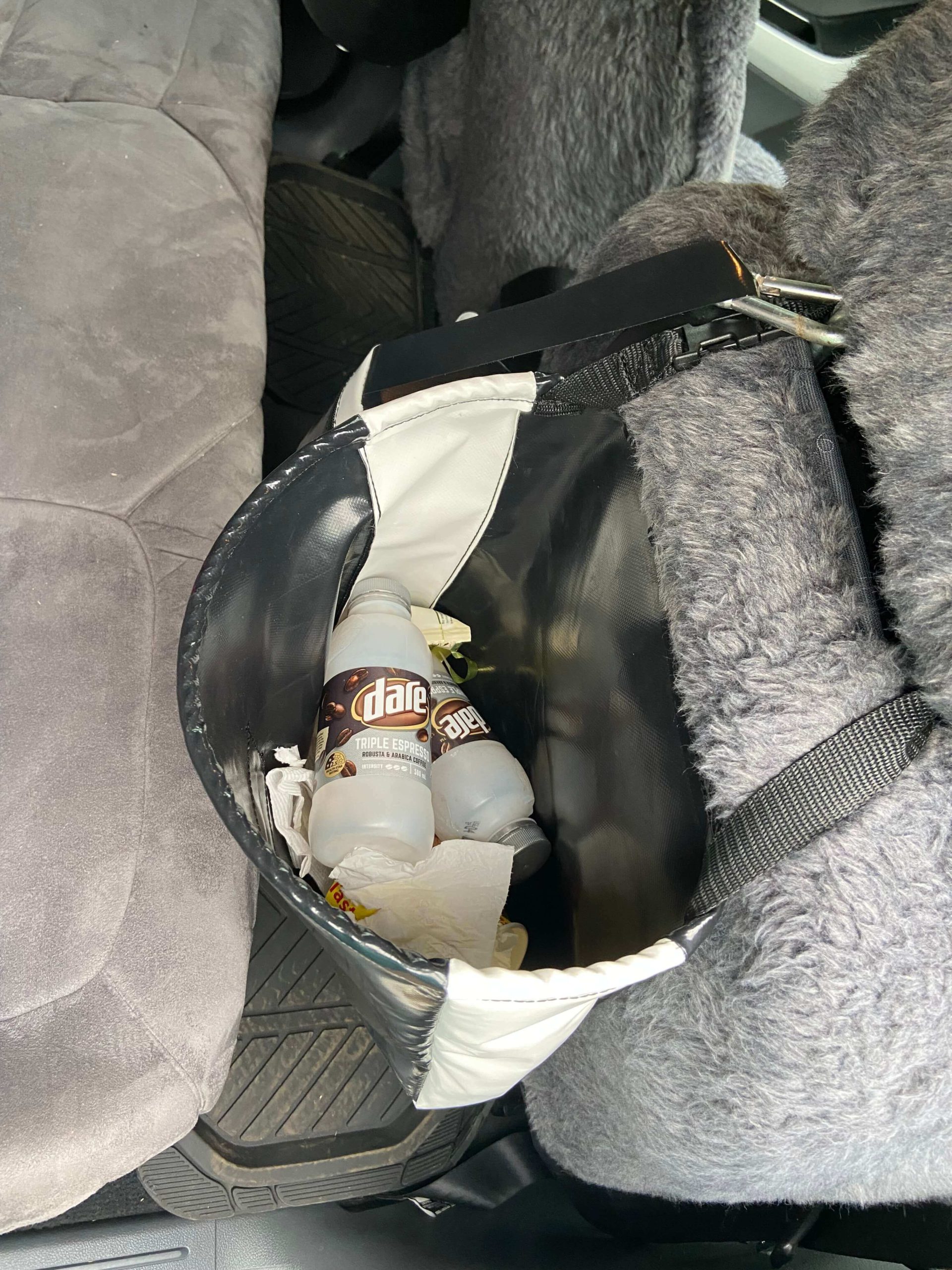 Large Car Waste Bin Bag – Durable PVC Vehicle Rubbish Bag - Image 2