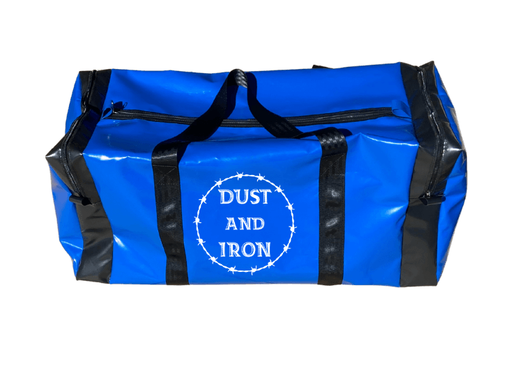 “Large gear bag with end pockets – durable 78cm sports and travel bag with reinforced handles”